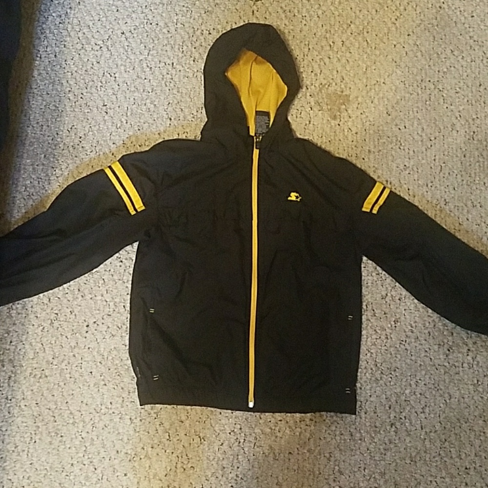 Black and Yellow Starter sports jacket